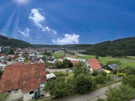 Ausblick über Straßberg