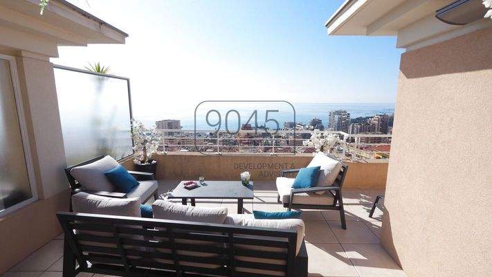 Exklusives Penthouse mit Panoramablick auf Monaco – Beausoleil