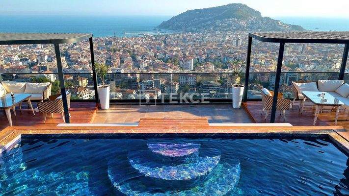 Key-Ready Apartments with Panoramic Sea View in Alanya