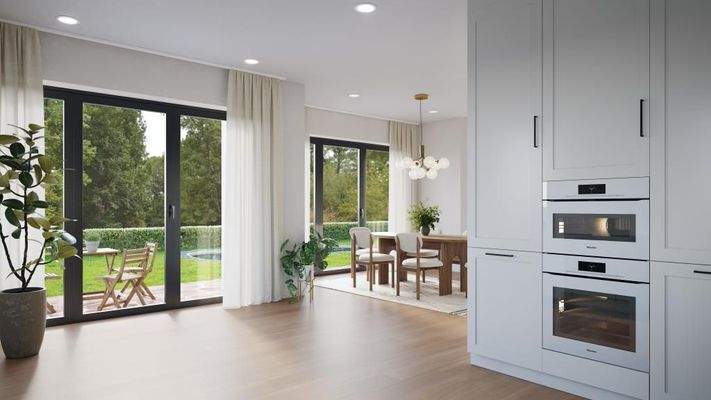 Beispielansicht Wohnen/Essen