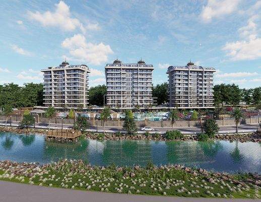 Stylish Apartments in a Hotel-Concept Complex in Demirtaş Alanya