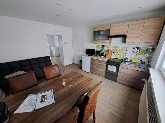 Küche und Wohnbereich