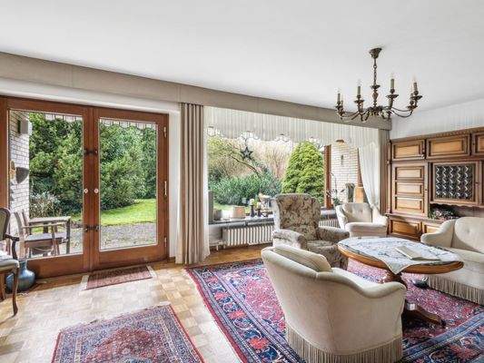 Wohnzimmer mit Terrassenzugang