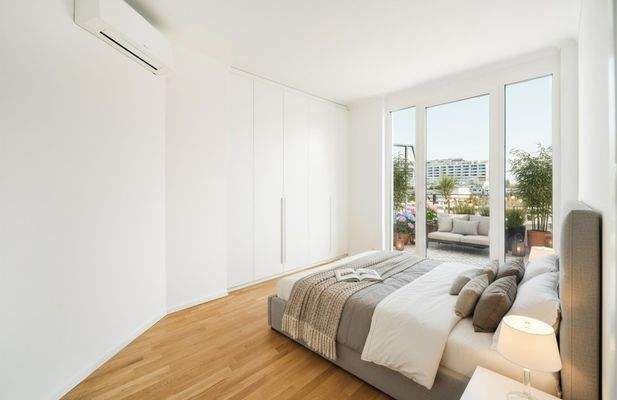 KI-Staging - Schlafzimmer