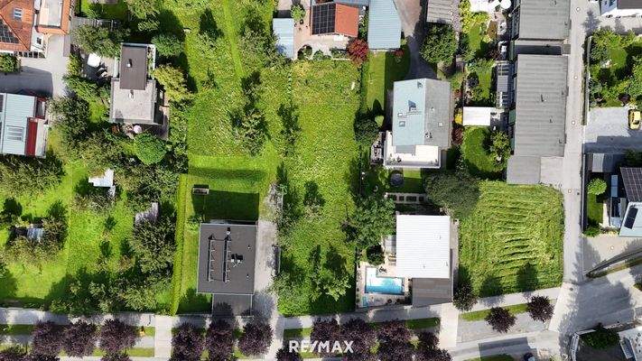 Drohnenaufnahme - Grundstück Zams
