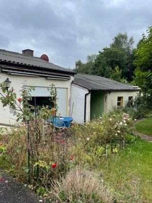 Schuppen im Garten