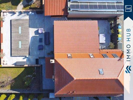 Vorderhaus Vogelperspektive