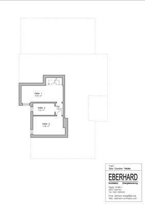 Grundriss Teilkeller