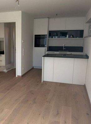 Wohn- &amp; Essbereich mit Einbauküche