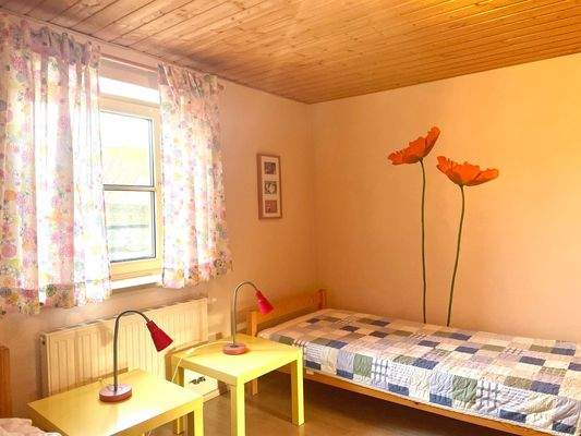 Schlafbereich in der 2. Ferienwohnung