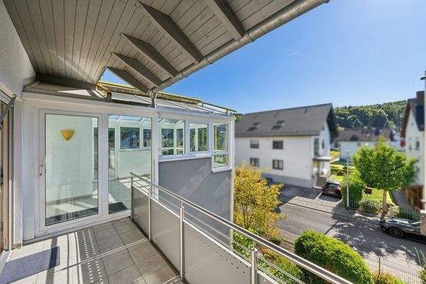 Blick aus dem Obergeschoss