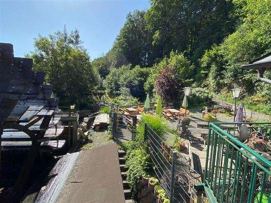 Blick von Gast-Balkon