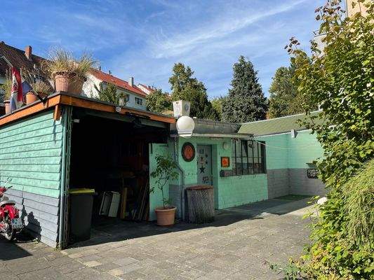 Ansicht Werkstatt/Lager