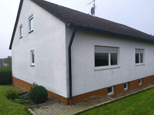 Haus Rückansicht Erdgeschoß