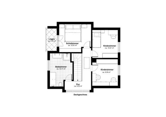 Grundriss Dachgeschoss