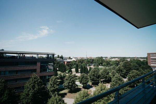 Blich von der Dachterasse