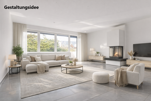 Wohnzimmer - Beispielmöblierung