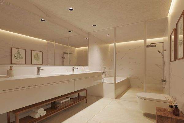 Eines von 5 Badezimmern