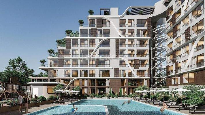 Apartments with Loft Options in a Complex in Altıntaş, Antalya
