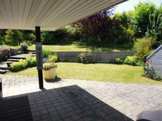 überdachte Terrasse