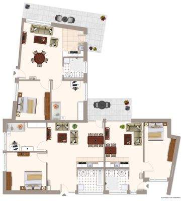 Grundriss-Skizze Anbau