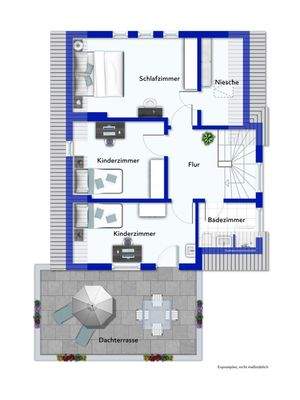 Grundriss Obergeschoss