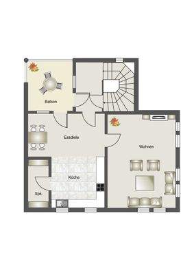 Grundriss Obergeschoss