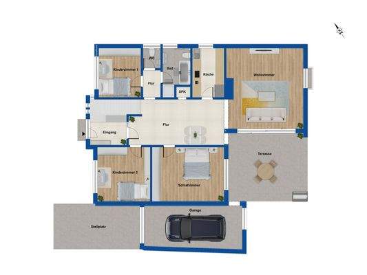 Grundriss Erdgeschoss