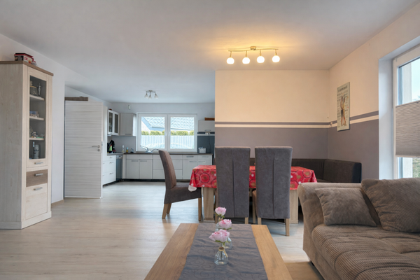 Blick vom Wohnbereich