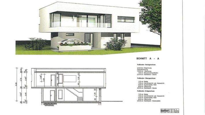 Plan Einfamilienhaus