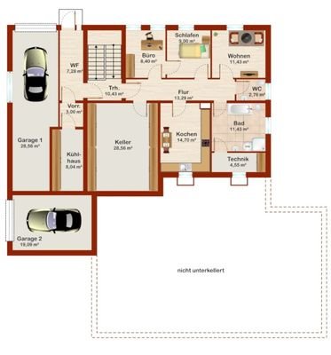 Grundriss UG