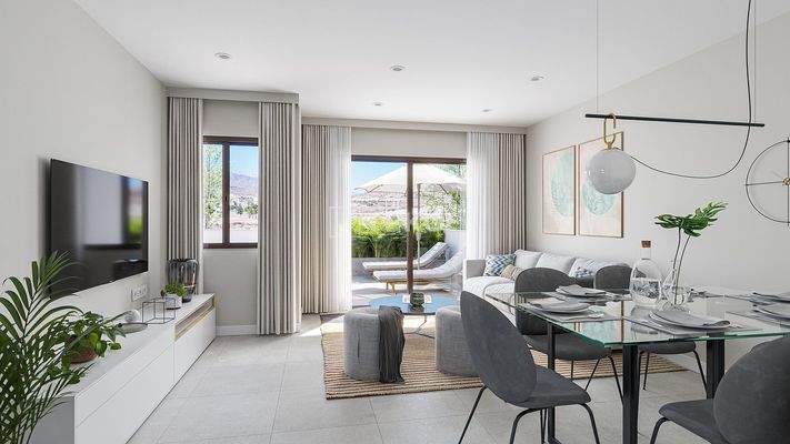 New Semi-Detached Villas with Solarium in Puerto de Mazarrón