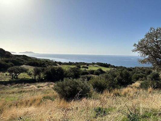 Kreta, Triopetra: Grundstück mit Meerblick zu verkaufen