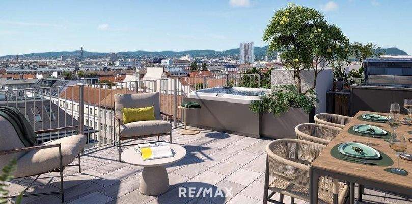 Terrasse Visualisierung