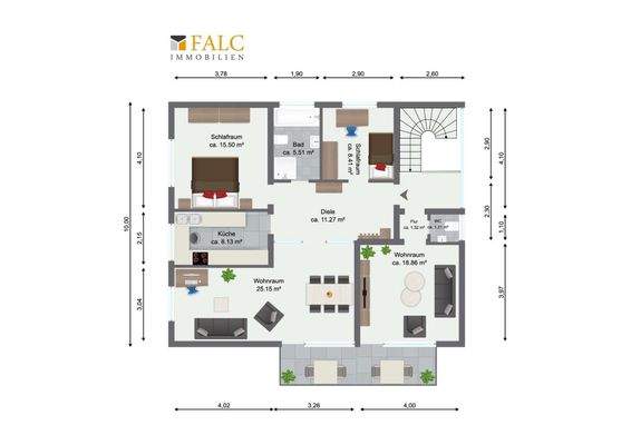 Grundriss Obergeschoss