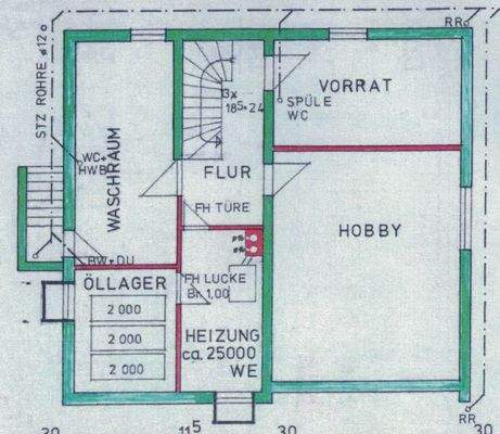 Grundriss Kellergeschoss