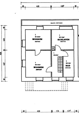 Grundriss Obergeschoss