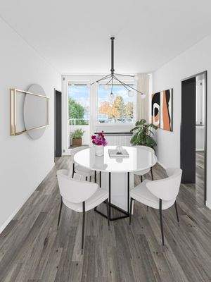 Esszimmer visualisiert