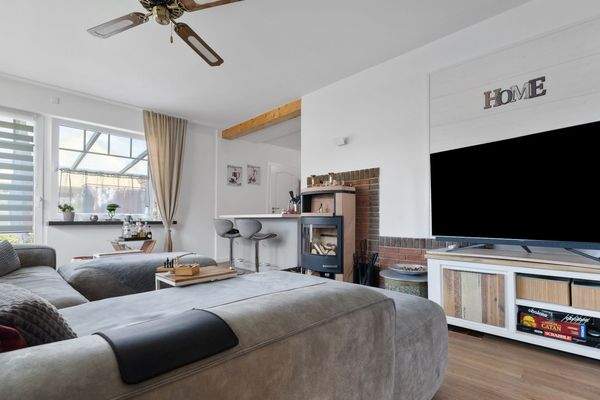 Wohnbereich | Neuer Kamin