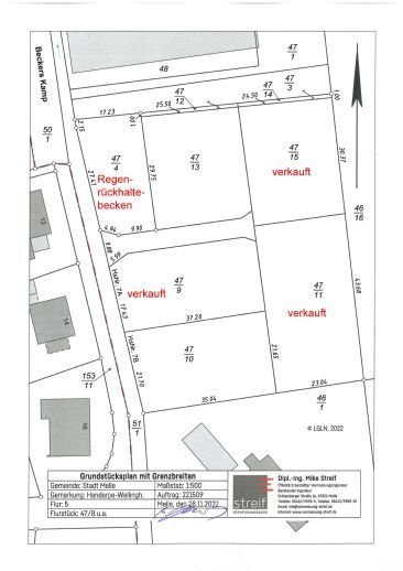 Bauplatz in Wellingholzhausen voll erschlossen o. Bauverpflichtung