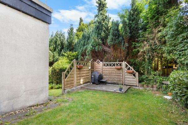 Garten, vermietete Fläche