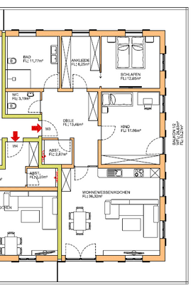 Grundriss Wohnung 3 - G 1