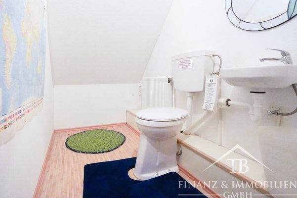 WC im Dachgeschoss