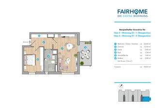 Grundriss Wohnung Nr. 22 