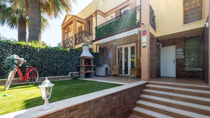 Puerto de Alcudía Mallorca Reihenhaus zum Verkauf Garten BHHS-BAL-0296