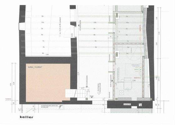 Grundriss Keller