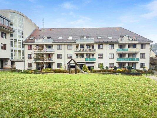 Gebäude Rückseite Innenhof