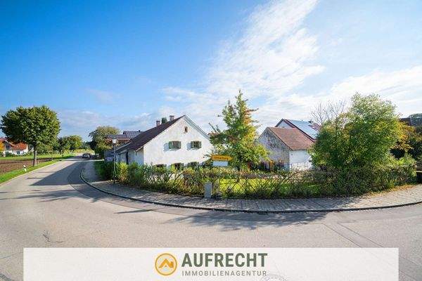 Hausansicht von Straße