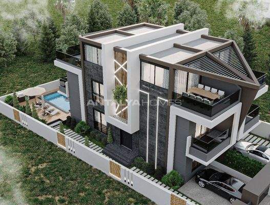 Elegant Villas with Private Pool and Garden in Muratpasa Antalya