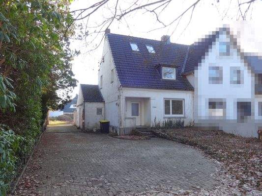 Vorderansicht des Hauses